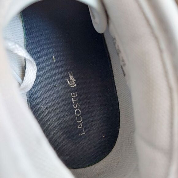 Lacoste Men's Ampthill Leather High Top Sneaker 7.5 - Picture 8 of 12